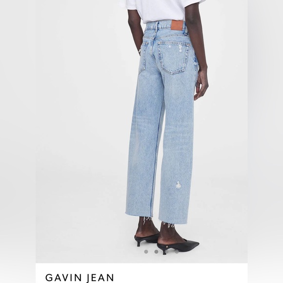 Annie Bing- Gavin Jean color blue reservoir - Picture 5 of 9